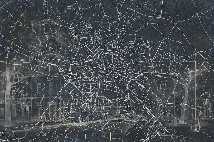 Map of a city