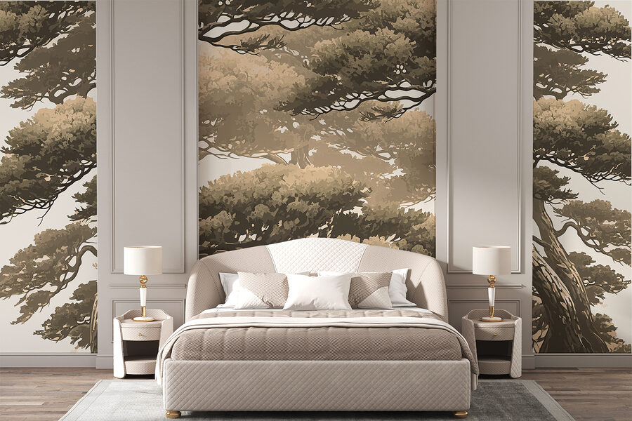 Group of trees with branches Group of trees with branches