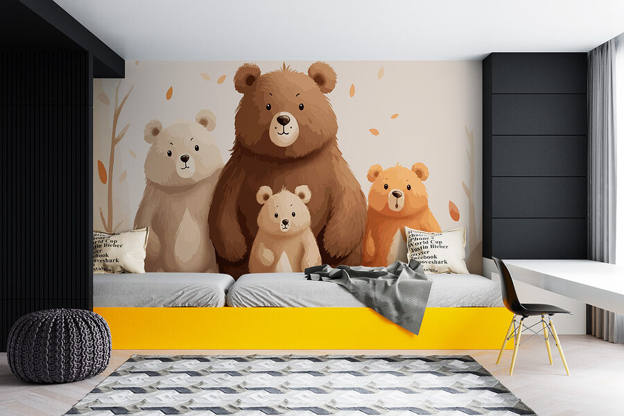 Group of bears standing together