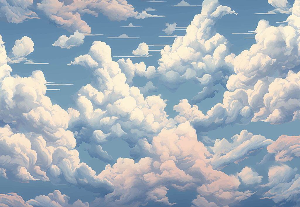 Blue sky with clouds Blue sky with clouds