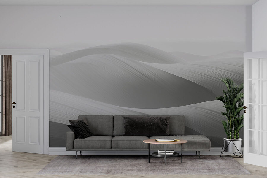 White and grey landscape