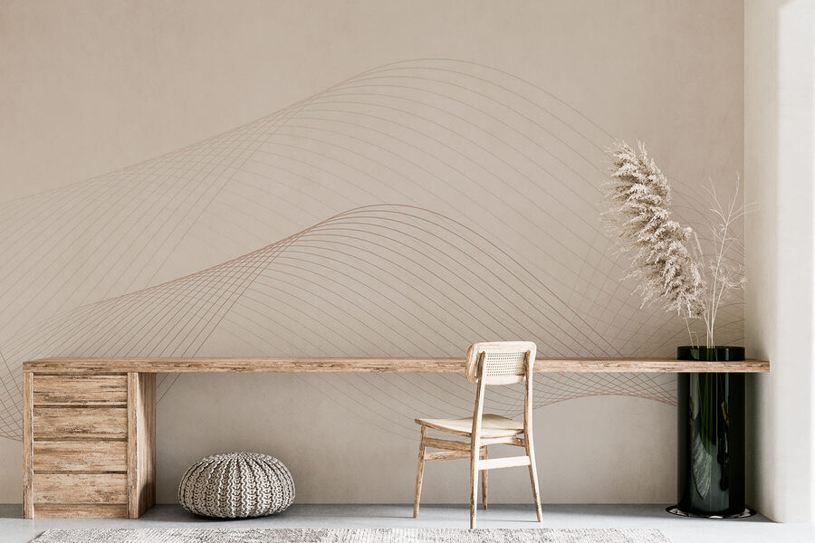 Wall murals Close up of a line - Image 2