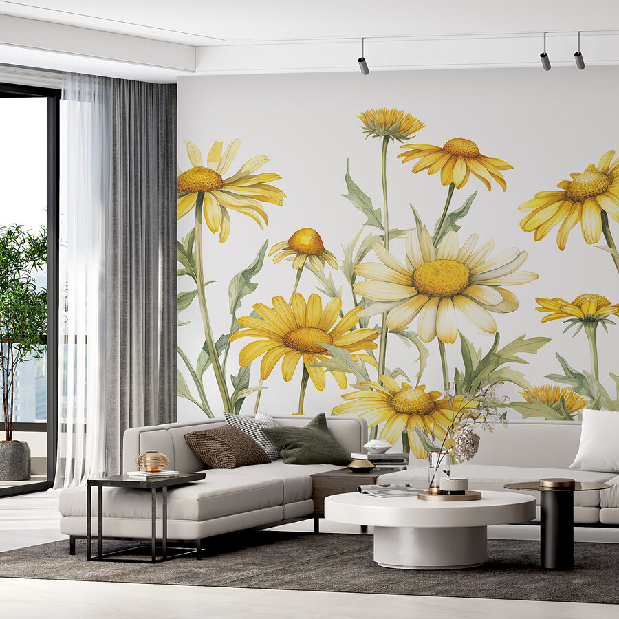 Group of yellow flowers