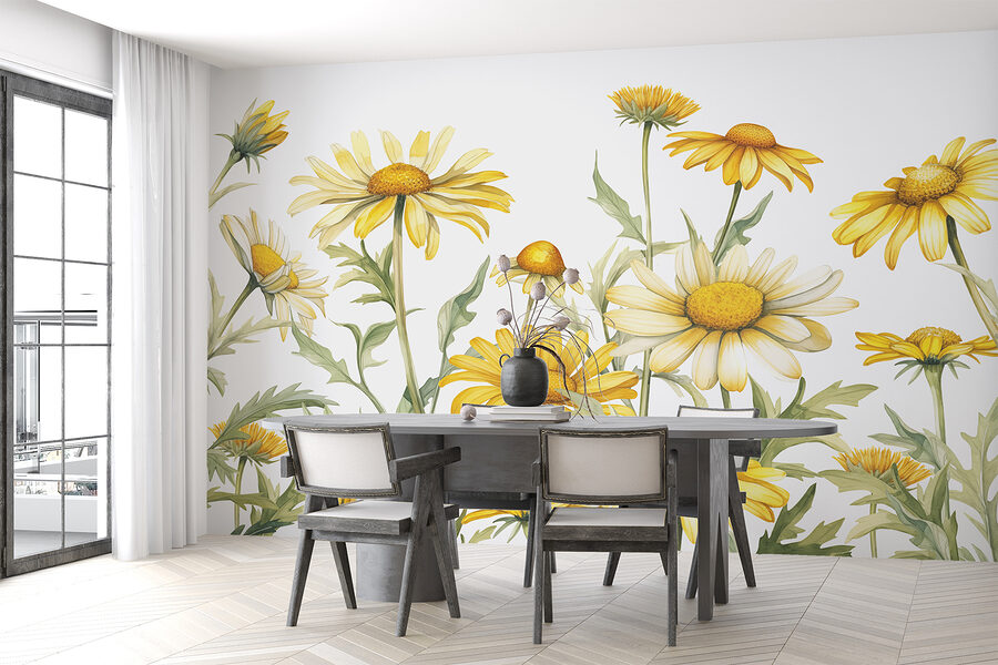 Group of yellow flowers