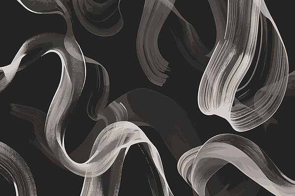Black and white background with white smoke Black and white background with white smoke