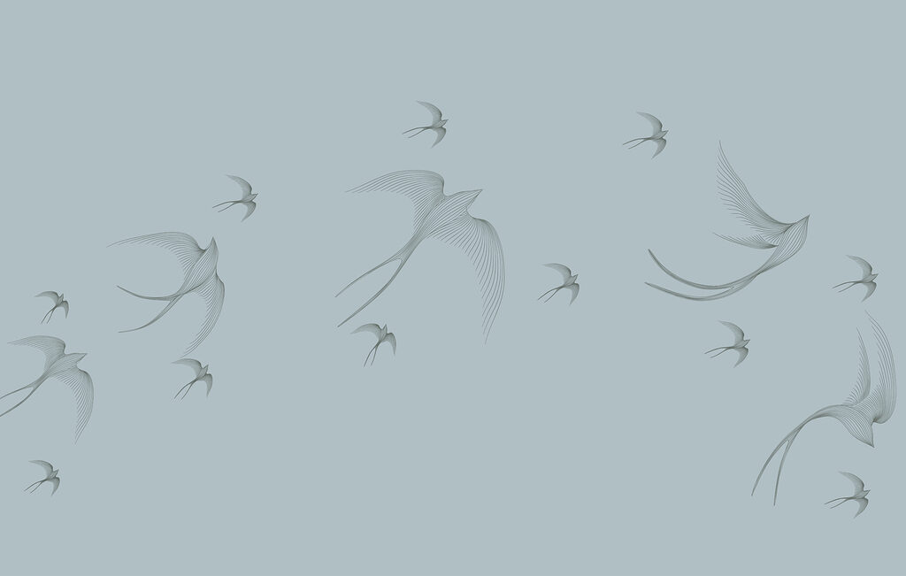 Group of birds flying Group of birds flying