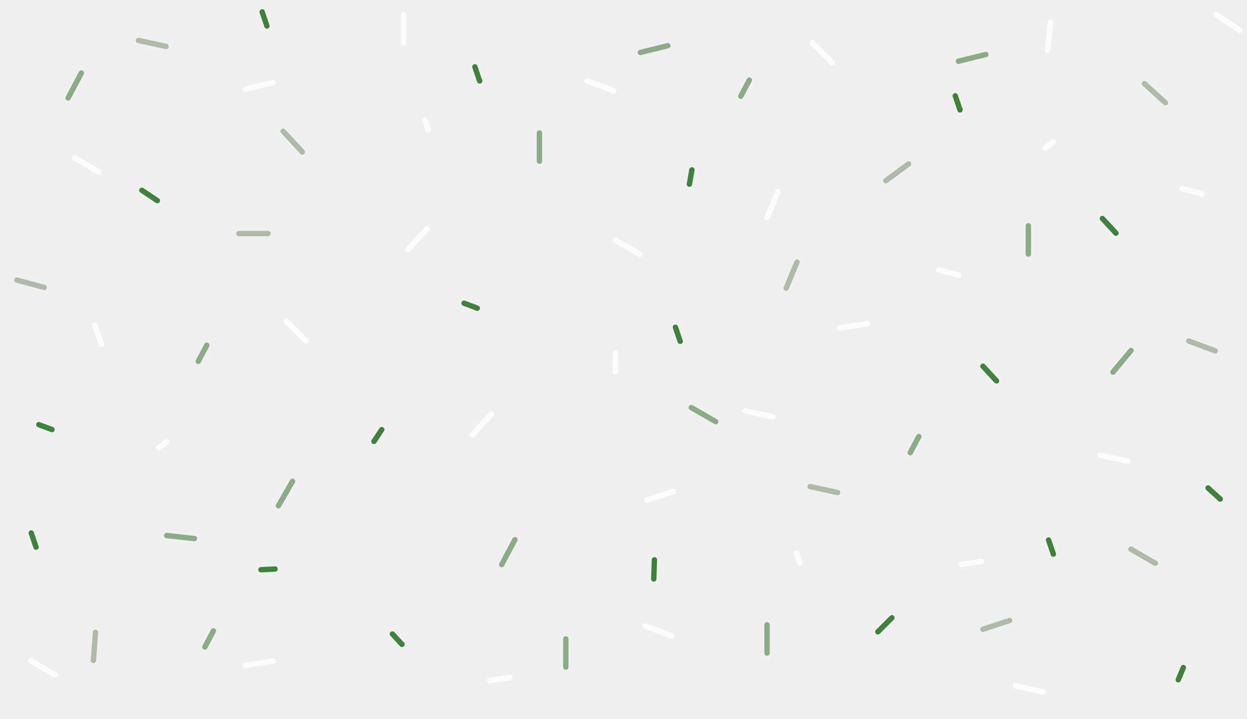 White background with green and white specks