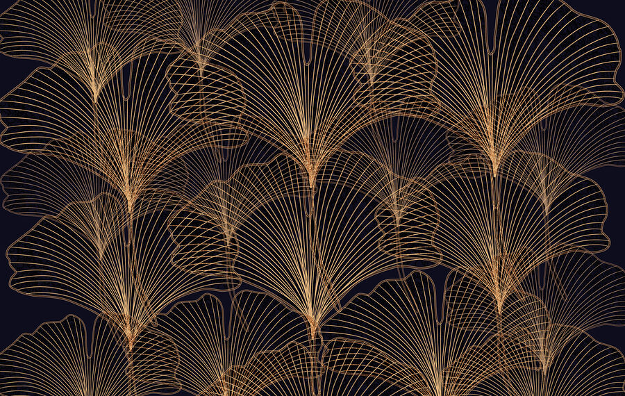 Shimmering Elegance in Abstract Lines