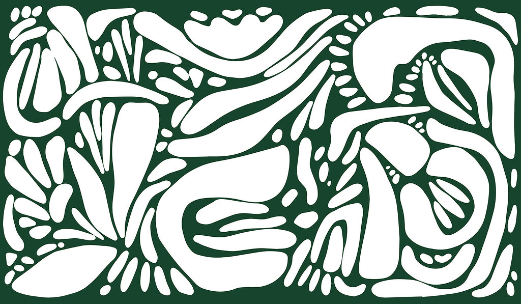 White and green pattern White and green pattern