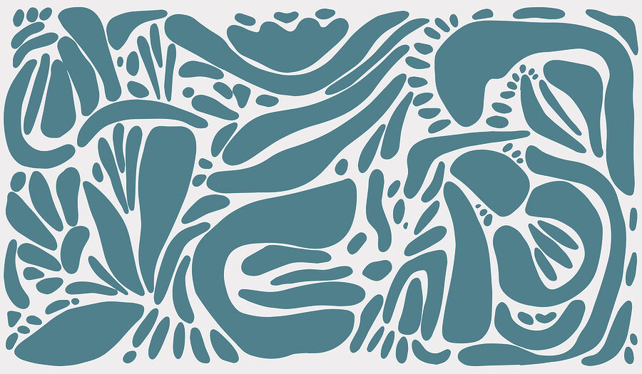 Blue and white pattern