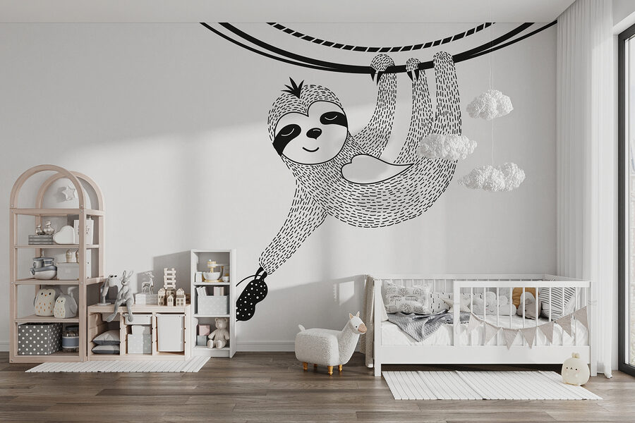 Sloth from a rope