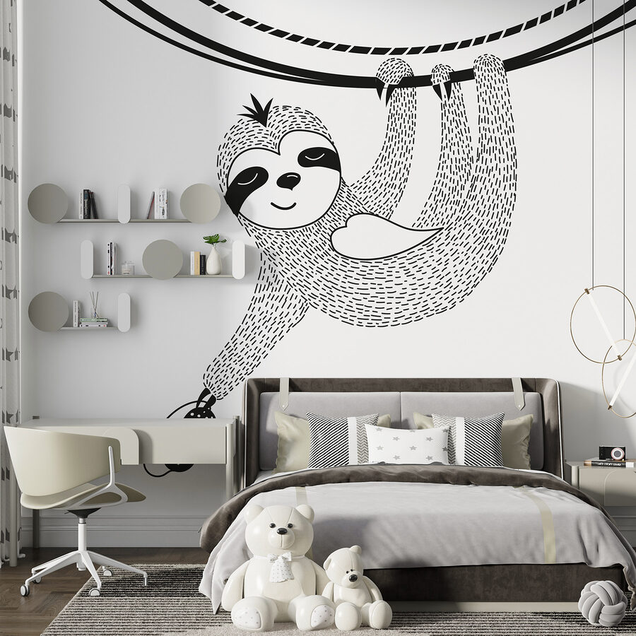 Sloth from a rope