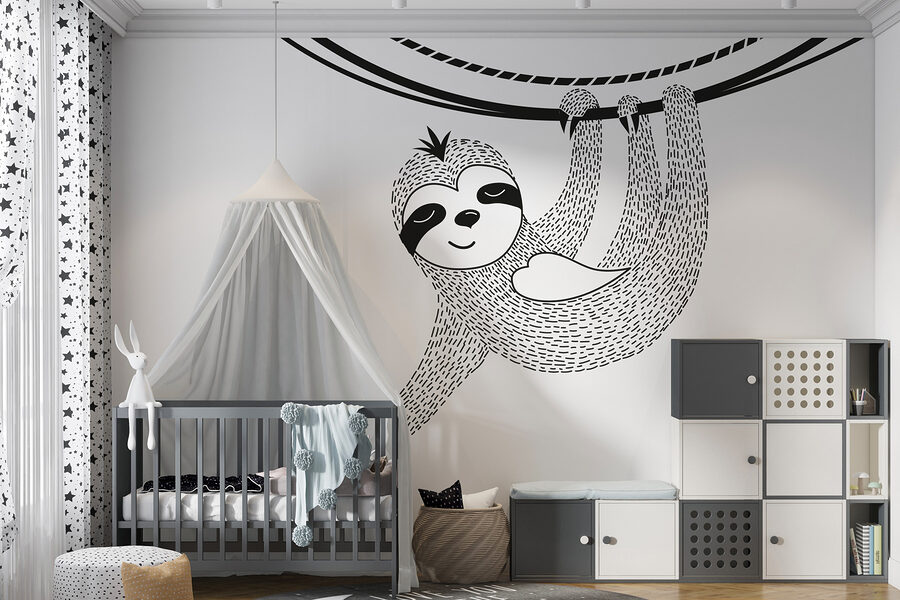 Sloth from a rope
