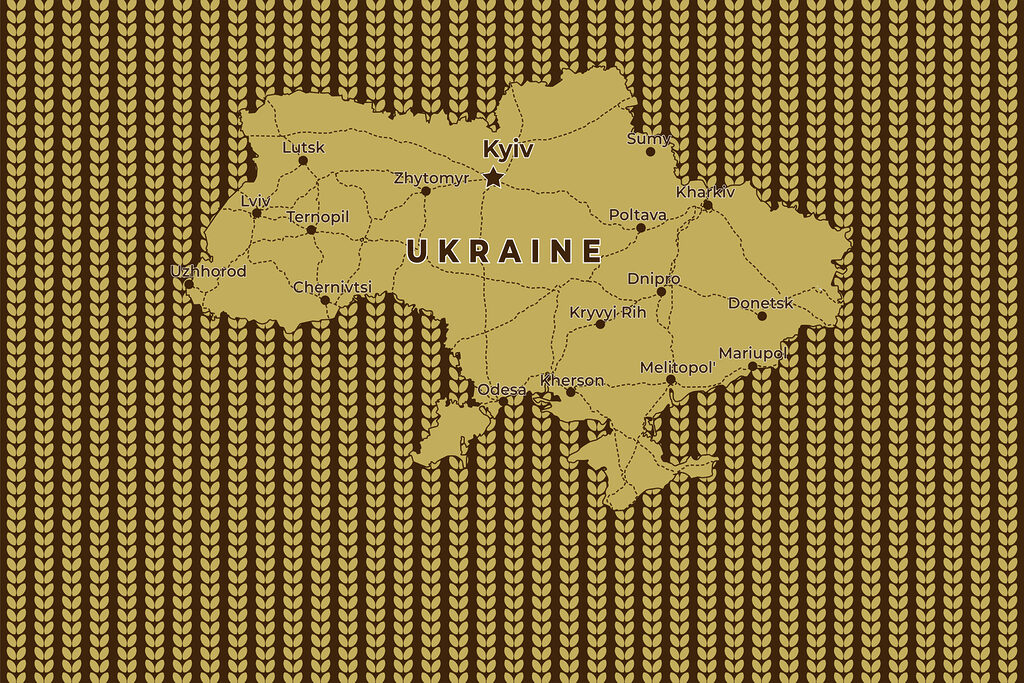 Map of ukraine with lines and cities Map of ukraine with lines and cities