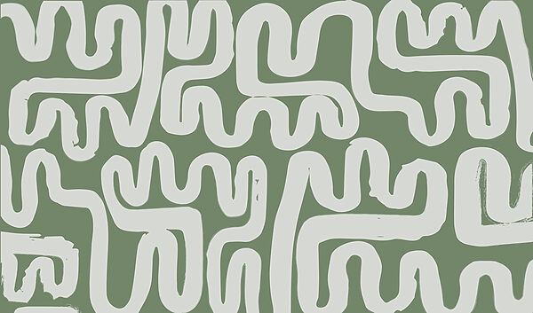 Maze with white lines Maze with white lines