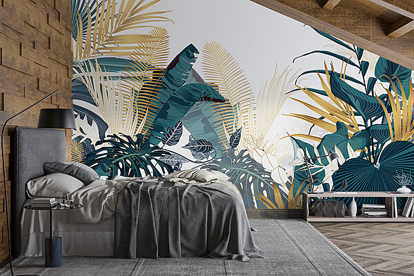 Group of tropical plants Group of tropical plants