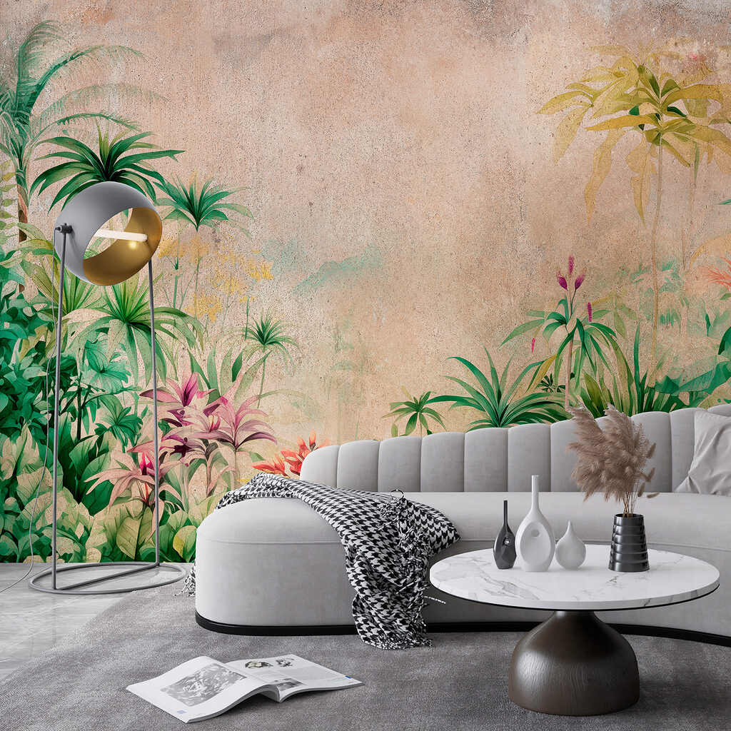 Painting of plants and flowers