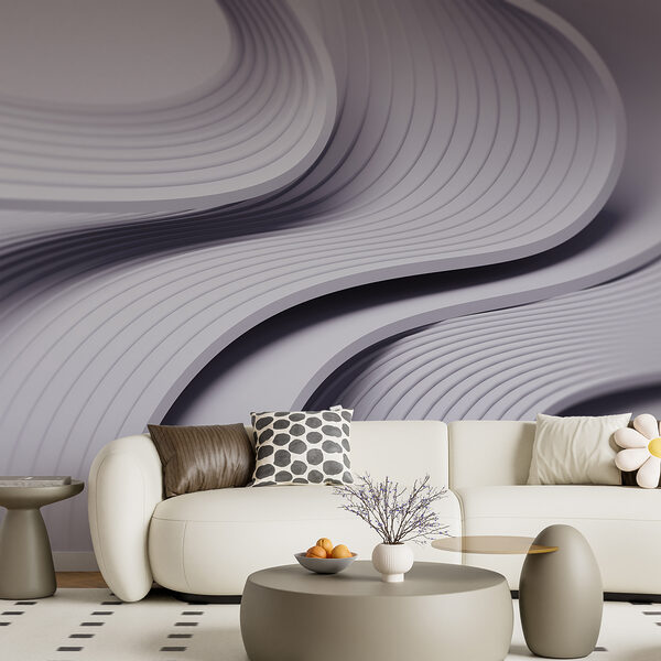 White and grey wavy lines White and grey wavy lines