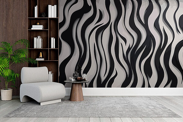 Black and white striped pattern w01838piz12mr 600x400 - Black and white striped pattern