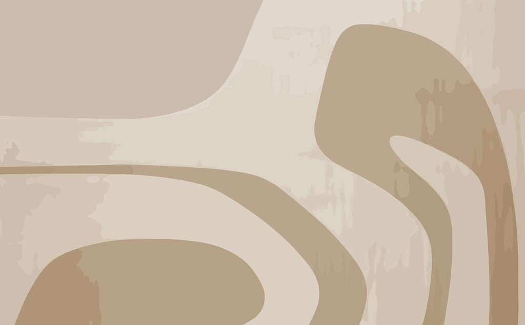 Brown and white abstract art Brown and white abstract art