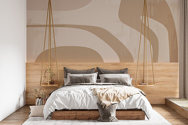 Brown and white abstract art Brown and white abstract art