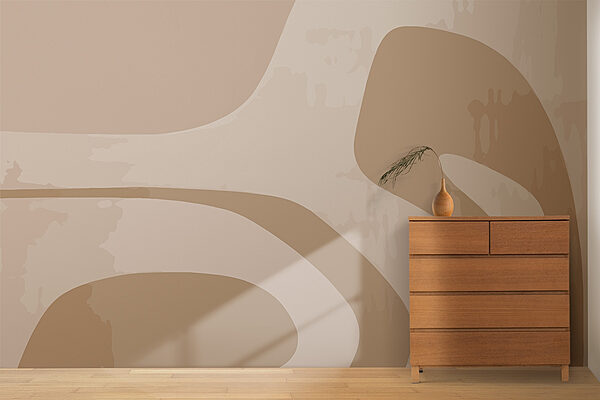 Brown and white abstract art Brown and white abstract art
