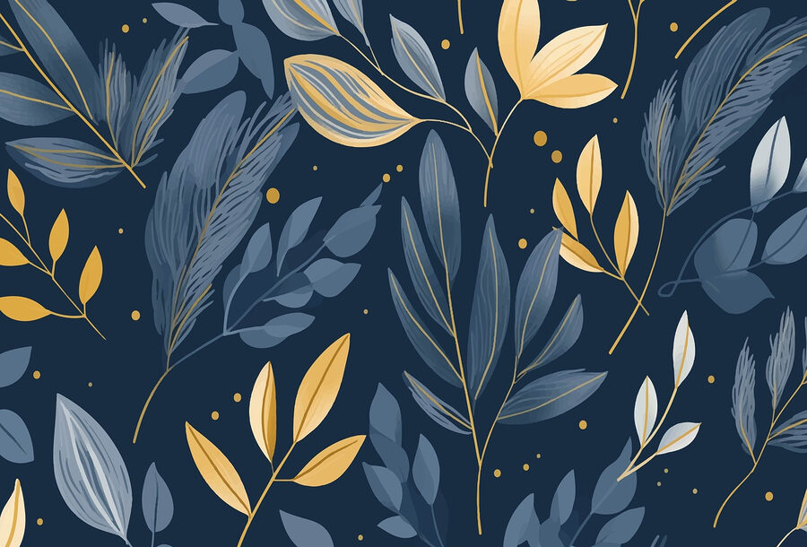 Pattern of leaves and branches