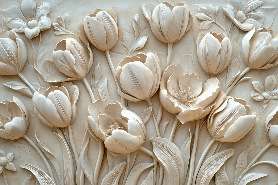 Group of white flowers