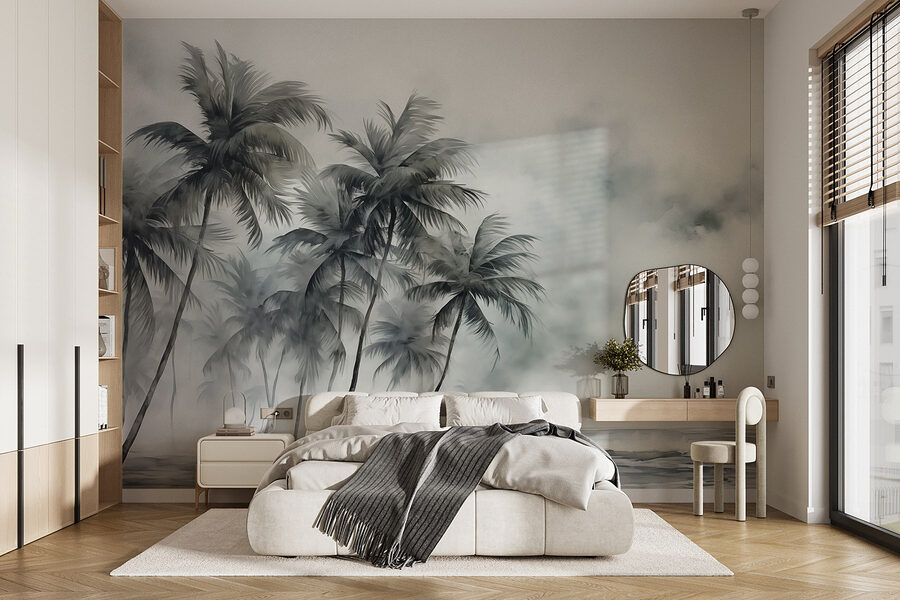 Palm trees on a beach