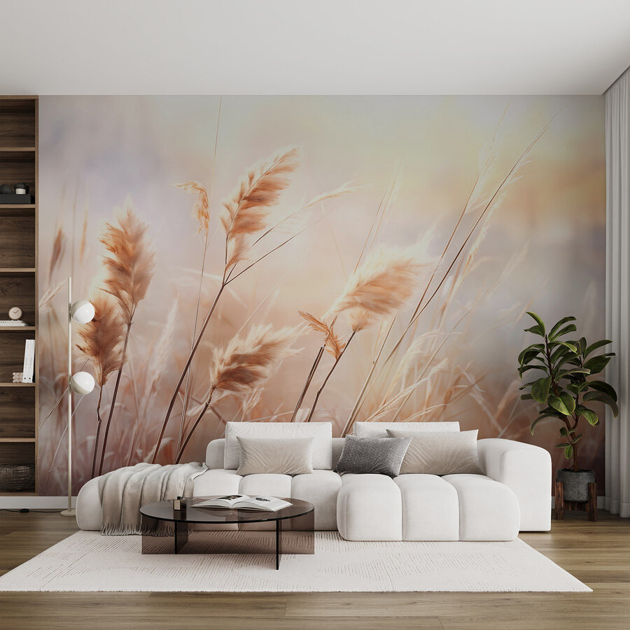 Wall murals Close up of a plant