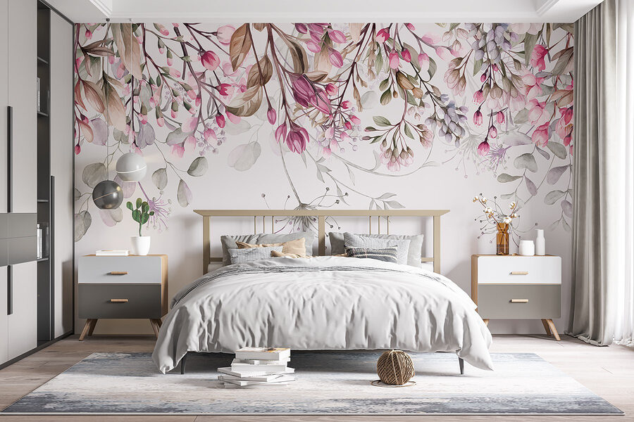 Wall murals Close up of flowers
