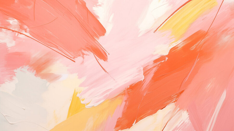 Close up of a painting