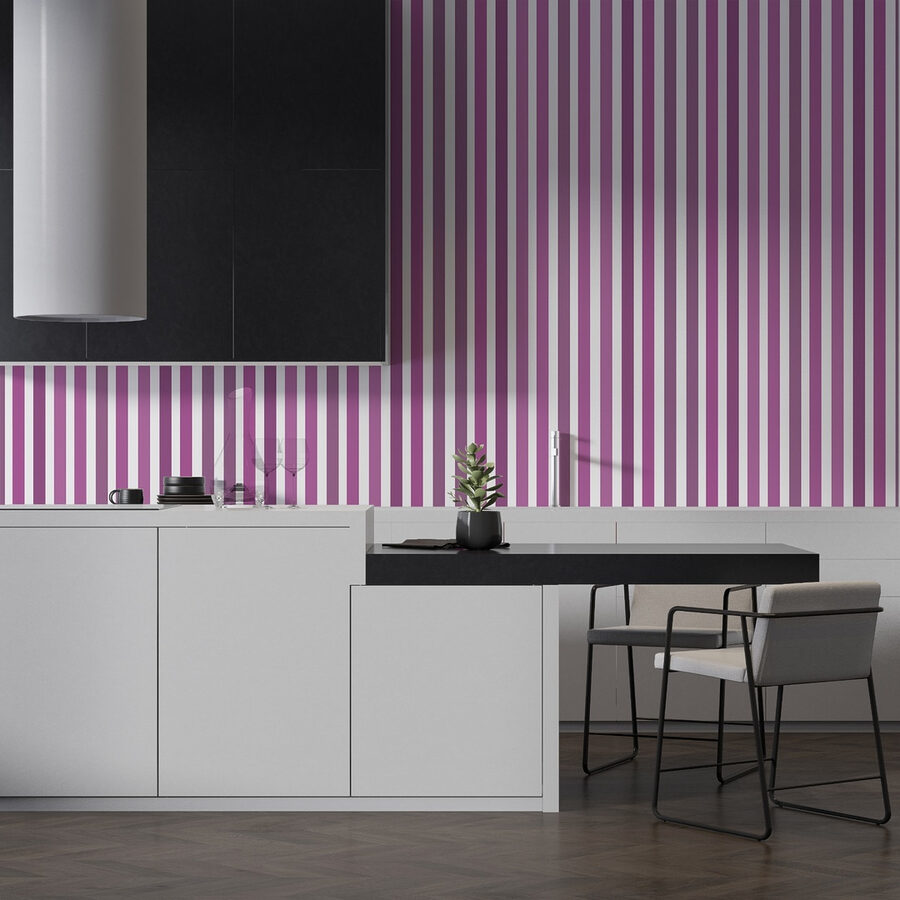 Purple and white vertical lines