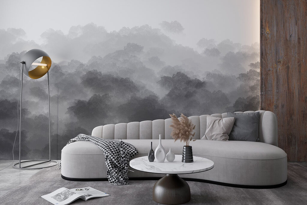 Black and white image of clouds Black and white image of clouds