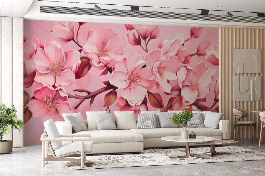 Blossoms in Soft Pink Hues