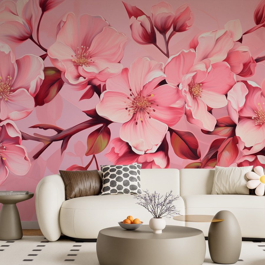 Blossoms in Soft Pink Hues
