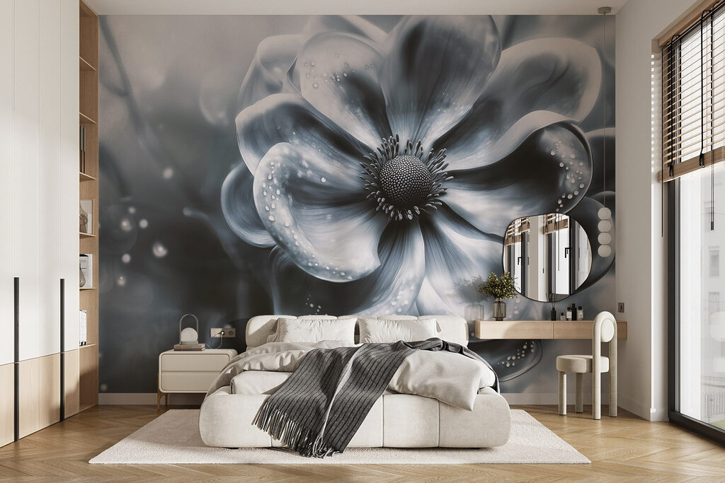 Delicate flower with soft petals