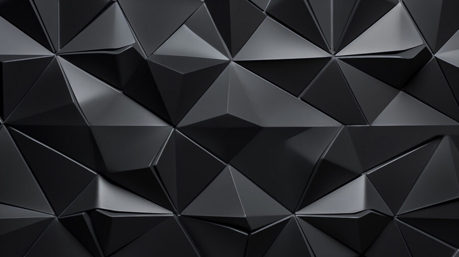 Black and grey triangle pattern