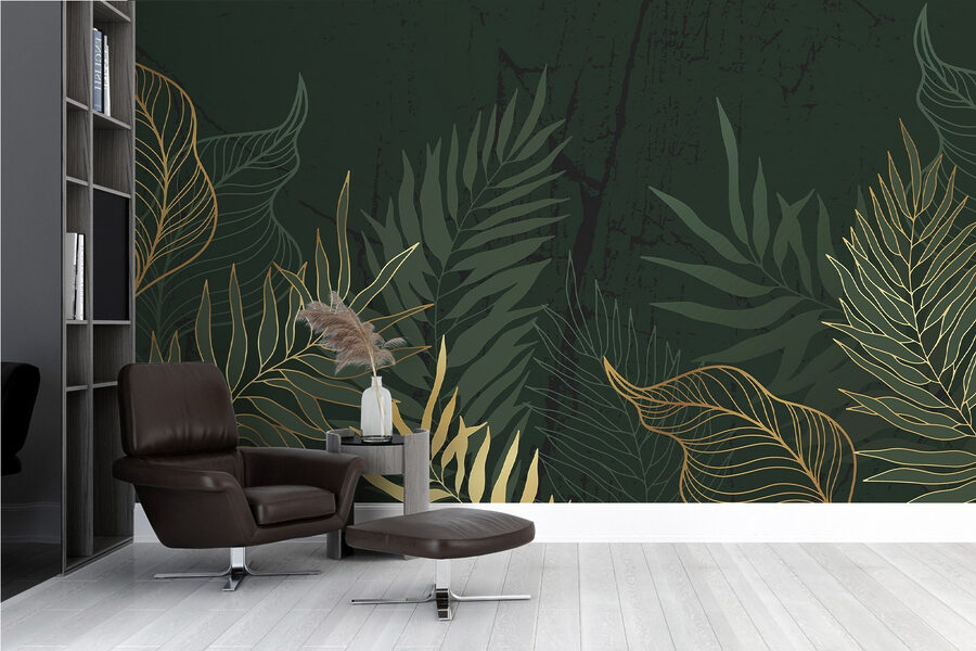 Botanical elegance on a dark backdrop