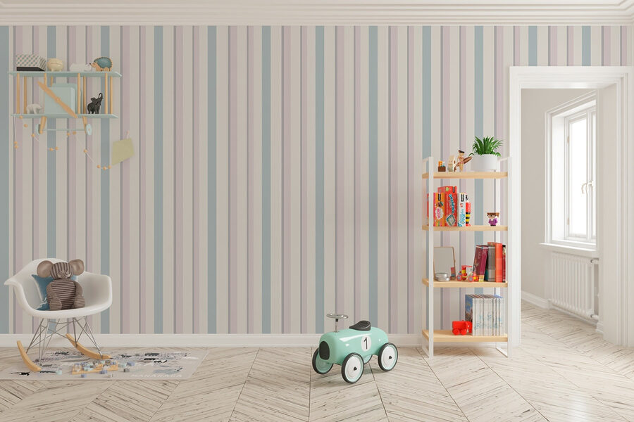 Stripes in soft, calm hues. Stripes in soft, calm hues.