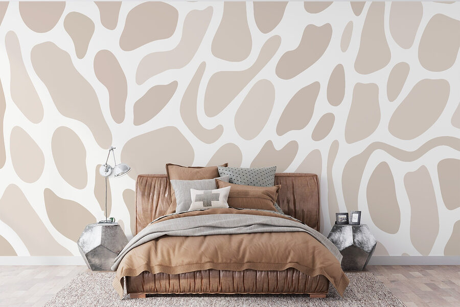 White and brown pattern