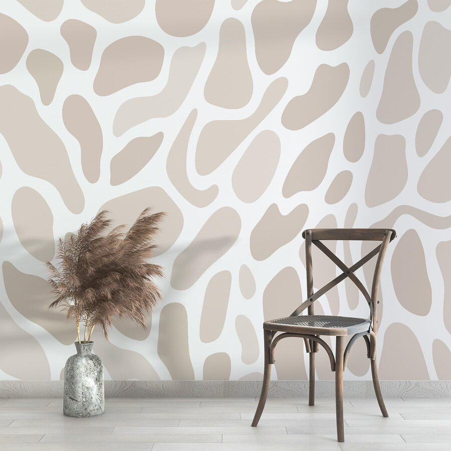 White and brown pattern
