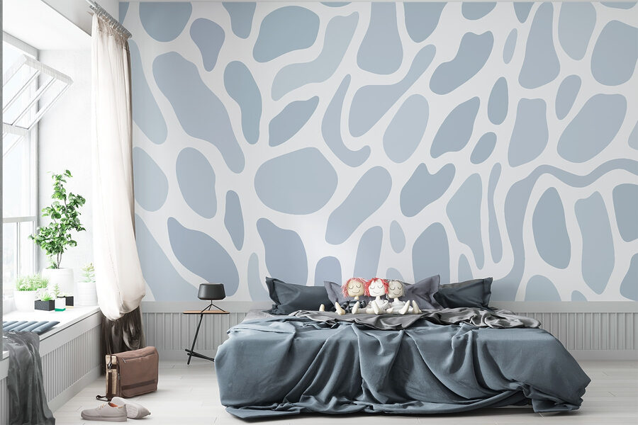White and gray pattern