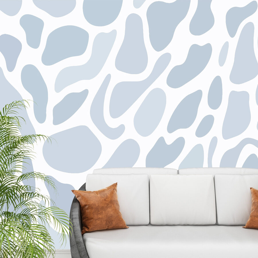 White and gray pattern