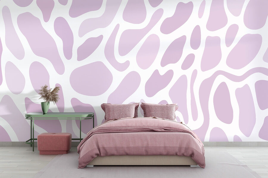 Purple and white pattern