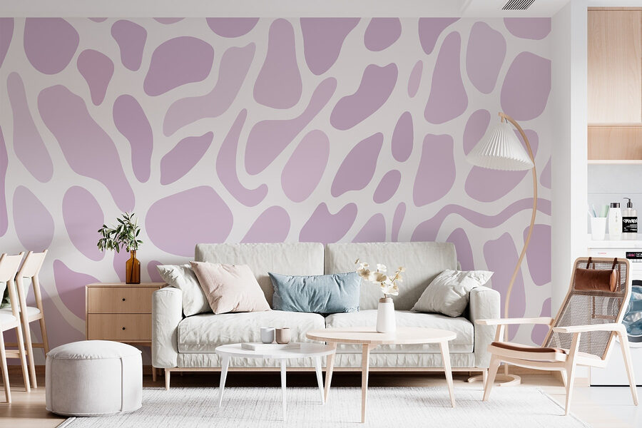 Purple and white pattern