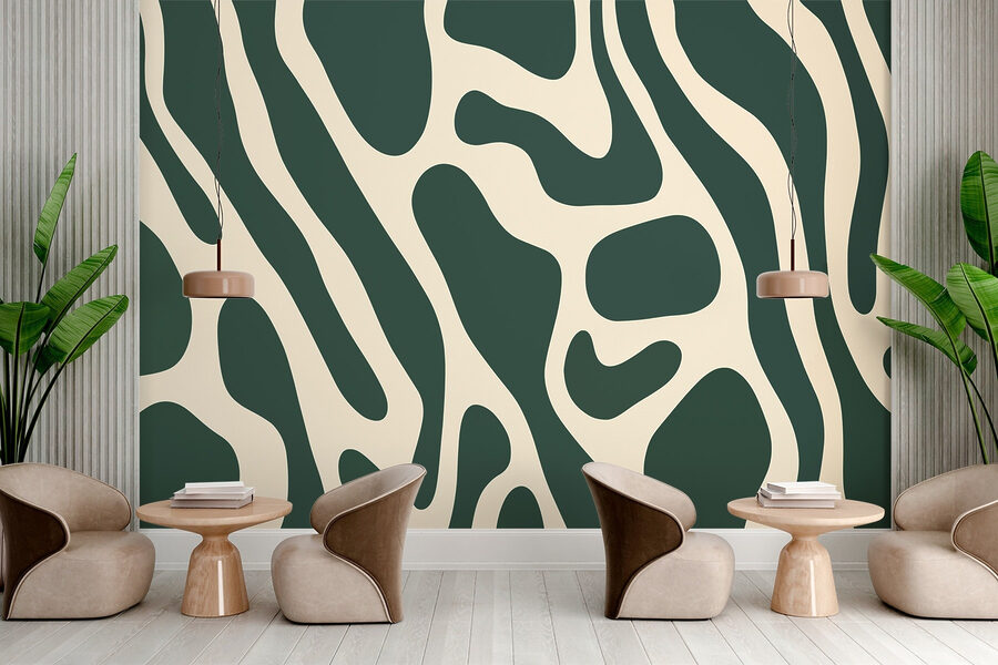 Flowing lines in muted tones.