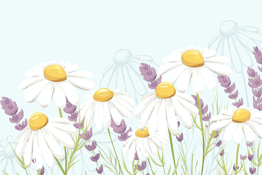 Group of white flowers