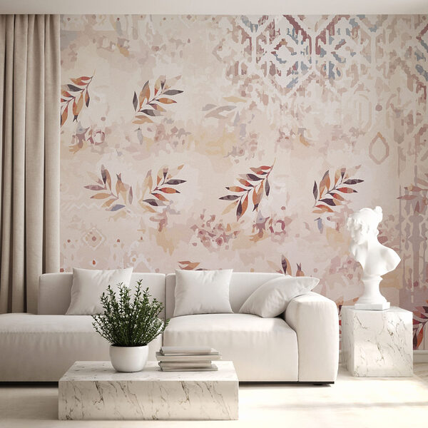 Soft patterns with delicate foliage accents Soft patterns with delicate foliage accents