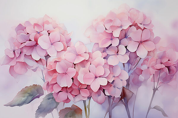 Group of pink flowers Group of pink flowers